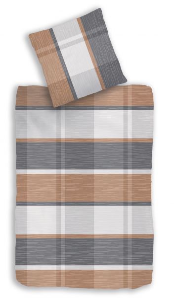 Biber Bettwäsche 2tlg. 135/200 cm 47841-429 himbeere